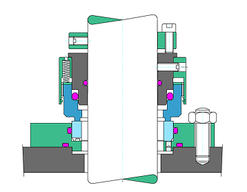 Dry Running Mechanical Seal Drawing | Cosmos Seals
            class=